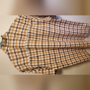 Timberland plaid short sleeve button down